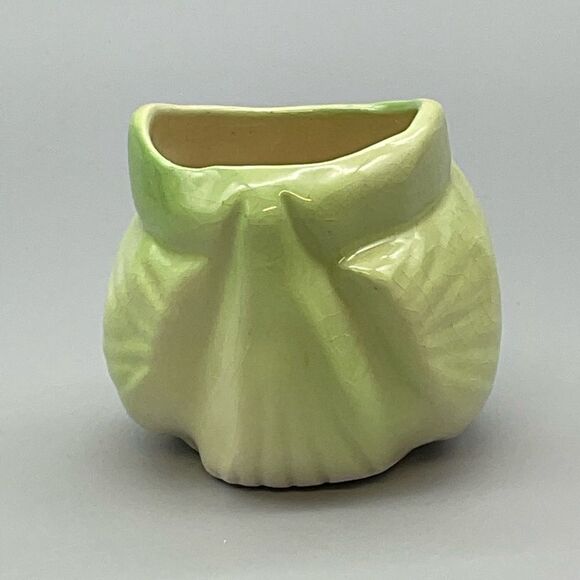 Vintage Primitive Owl Ceramic Toothpick Holder Kitsch - Picture 4 of 10